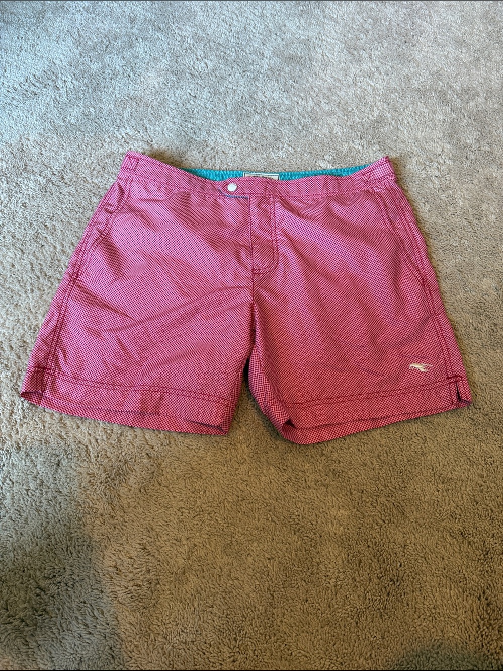 Ted Baker London Hot Pink Men’s Small Print Swim Trunks Ted Baker size 3